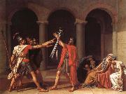 Jacques-Louis David The oath of the Horatii Spain oil painting reproduction